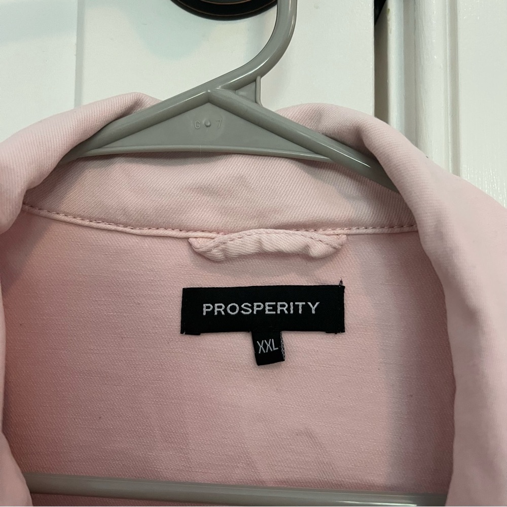 Women’s Pink Denim Jacket - Picture 3 of 3